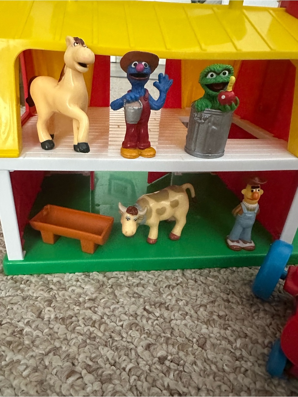 Vintage Sesame Street Farm Playset